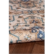 Laysan Home Transitional Washable Polyester 2'x3' Rectangle Rug in Ivory / Gold