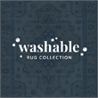 Laysan Home Transitional Washable Polyester 2'x3' Rectangle Rug in Ivory / Gold
