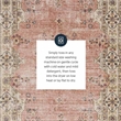 Laysan Home Transitional Washable Polyester 2'x3' Rectangle Rug in Pink / Ivory