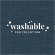 Laysan Home Transitional Washable Polyester 2'x3' Rectangle Rug in Gray / Green