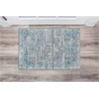 Laysan Home Transitional Washable Polyester 2'x3' Rectangle Rug in Gray / Green