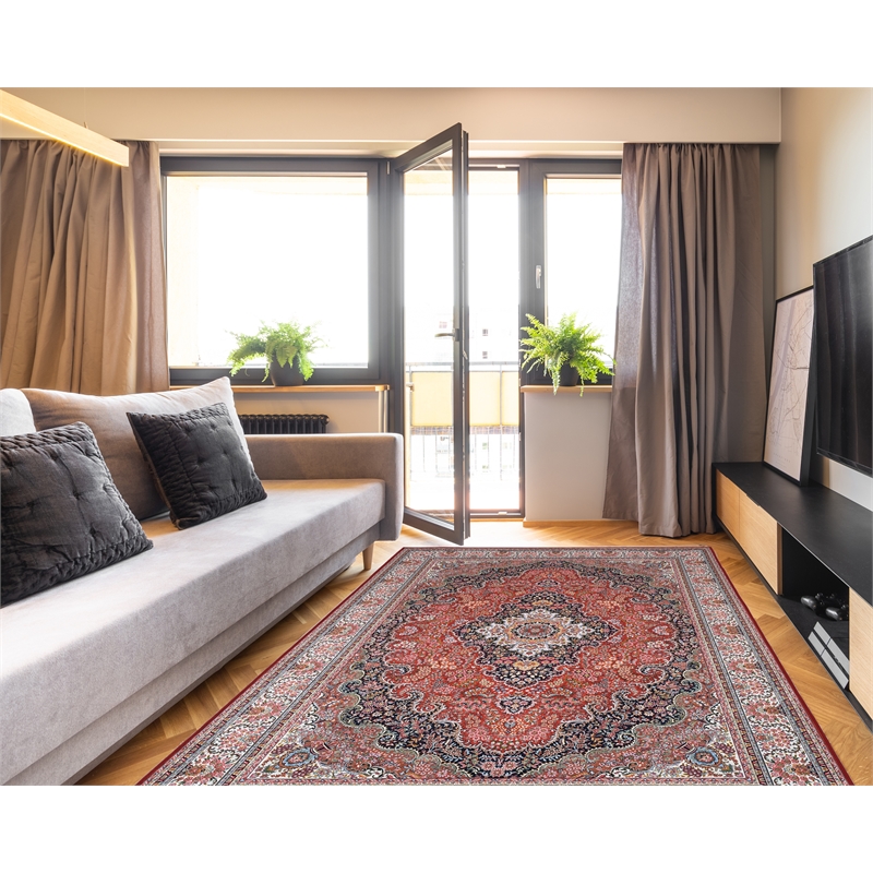 Laysan Home Traditional Woven Polyester 6'7