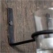 Laysan Home Reclaimed Wood Dark Brown Wall Candle Holder Rectangular 66