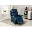 Comfort Pointe Lehman Navy Blue Faux Leather Traditional Lift Chair