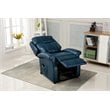 Comfort Pointe Lehman Navy Blue Faux Leather Traditional Lift Chair