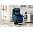 Comfort Pointe Lehman Navy Blue Faux Leather Traditional Lift Chair