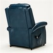 Comfort Pointe Lehman Navy Blue Faux Leather Traditional Lift Chair