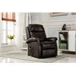 Comfort Pointe Lehman Brown Faux Leather Traditional Lift Chair