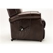 Comfort Pointe Lehman Brown Faux Leather Traditional Lift Chair