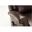 Comfort Pointe Lehman Brown Faux Leather Traditional Lift Chair