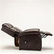 Comfort Pointe Lehman Brown Faux Leather Traditional Lift Chair