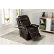 Comfort Pointe Lehman Brown Faux Leather Traditional Lift Chair