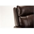 Comfort Pointe Lehman Brown Faux Leather Traditional Lift Chair