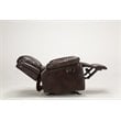 Comfort Pointe Clifton Burnished Brown Faux Leather Glider Rocker Recliner
