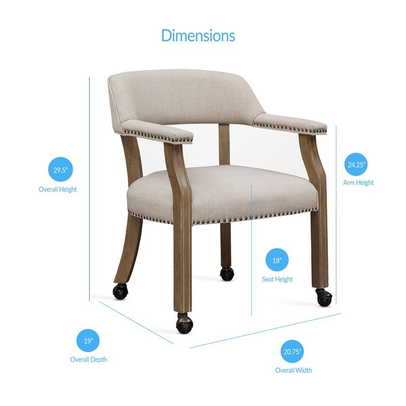 Millstone Game or Dining Chairs - Set of 4