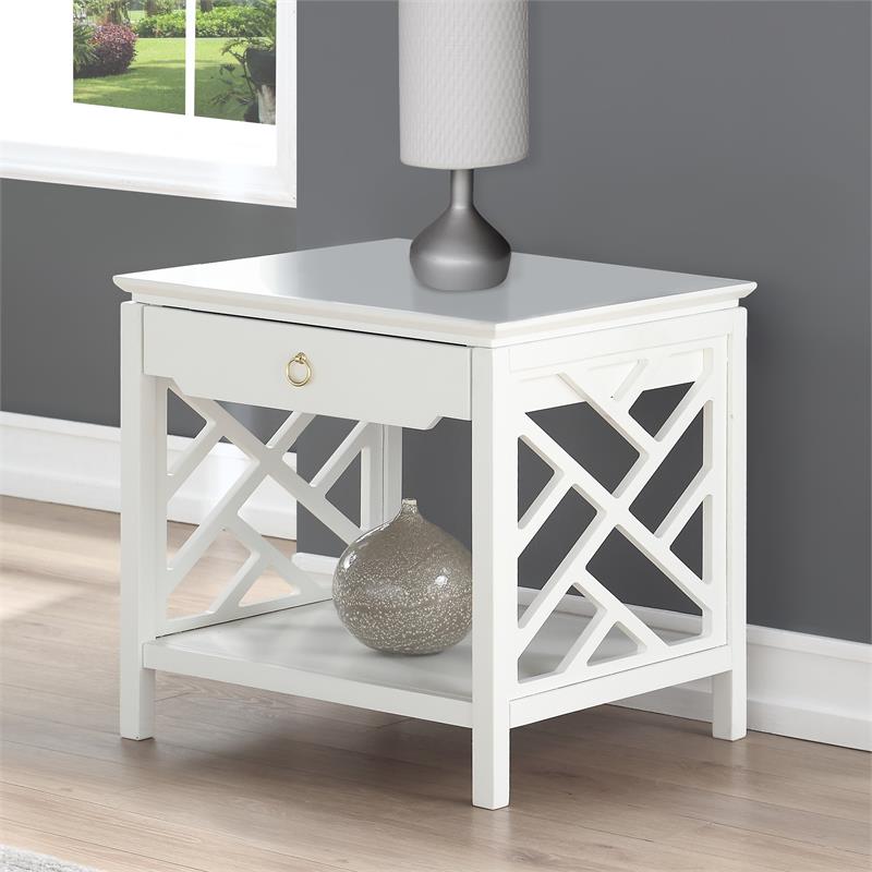Thomas White Chippendale Style End Table 810076033242 Ebay