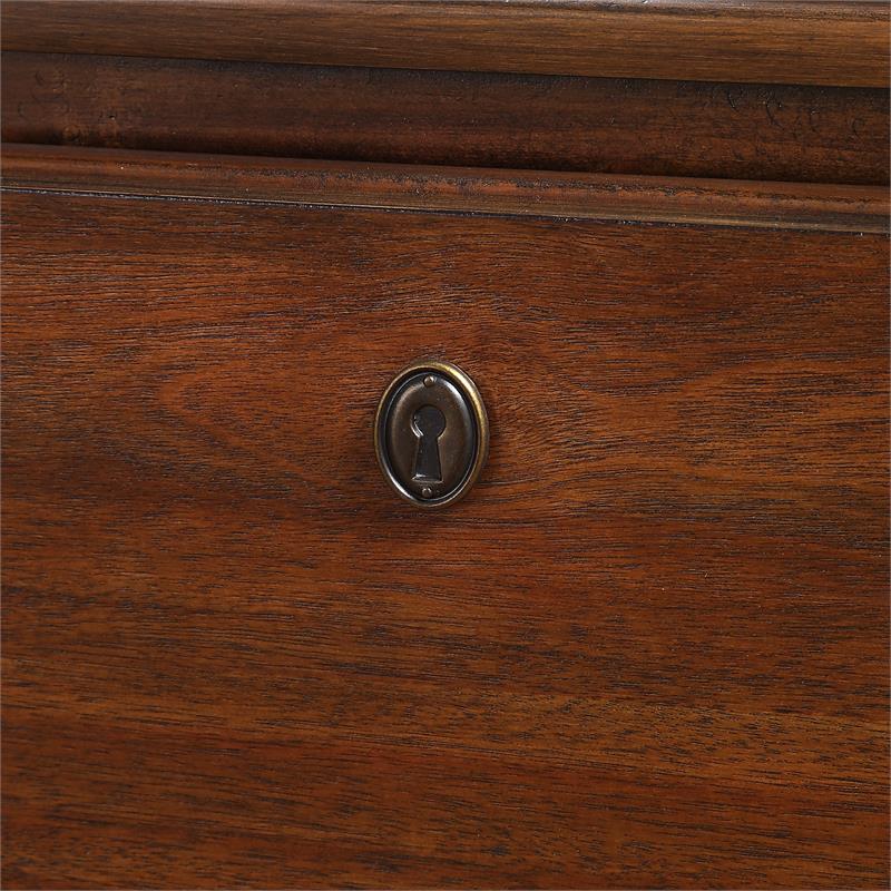 Comfort Pointe Cambridge Brown Finished Wood 3-Drawer Dresser