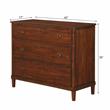 Comfort Pointe Cambridge Brown Finished Wood 3-Drawer Dresser
