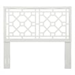 Comfort Pointe Thomas Chippendale White Wood Headboard - King