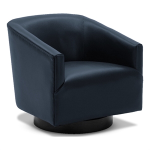 comfort pointe geneva fabric wooden base swivel chair