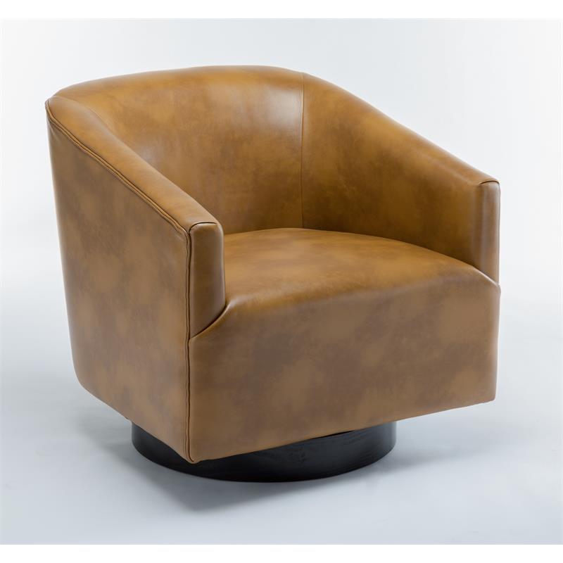 swivel chair wood base