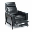 Comfort Pointe Maxton Black Faux Leather Manual Push Back Recliner