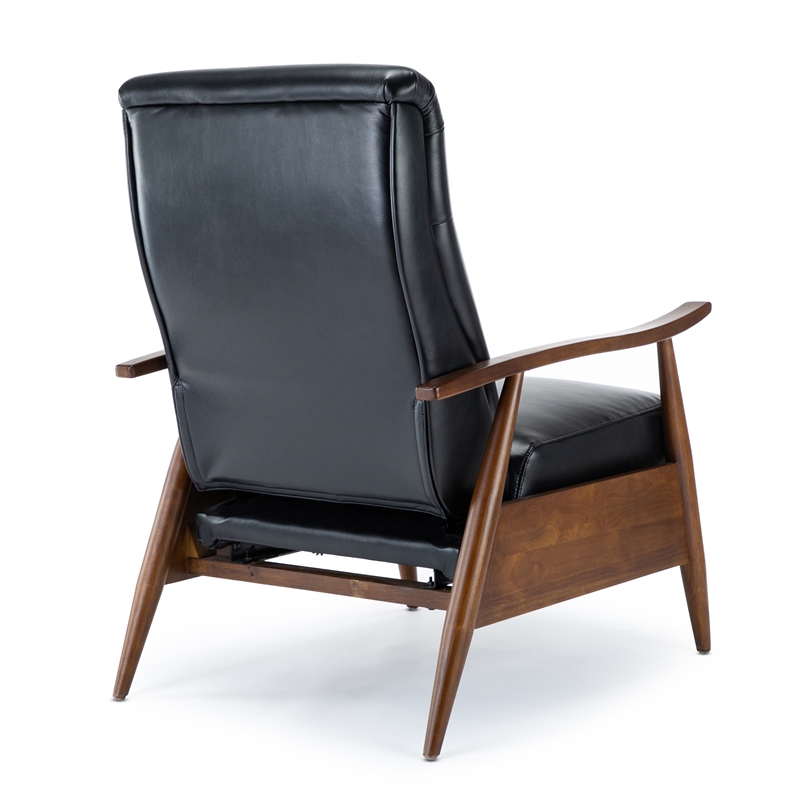 wooden push back chair