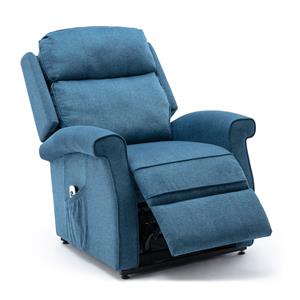 lucerne cadet blue fabric traditional lift chair