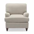 Clarendon Sea Oat Beige Polyester Fabric Upholstered Transitional Arm Chair