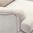 Clarendon Sea Oat Beige Polyester Fabric Upholstered Transitional Arm Chair
