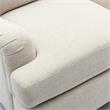 Clarendon Sea Oat Beige Polyester Fabric Upholstered Transitional Arm Chair