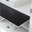Milano 60-inch White Wood 2-door Modern Bar Cabinet with Pull-Out Tray