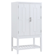Milano 60-inch White Wood 2-door Modern Bar Cabinet with Pull-Out Tray