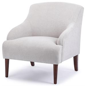 aubrey oatmeal cream fabric upholstered arm chair