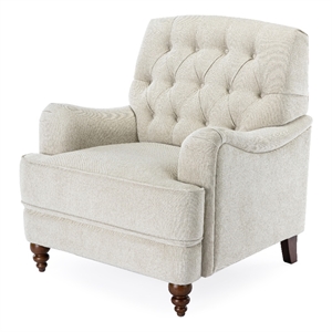comfort pointe bingham tufted polyester fabric arm chair