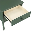 Comfort Pointe Ellison Vintage Green Wood 2-drawer Coastal Style Nightstand