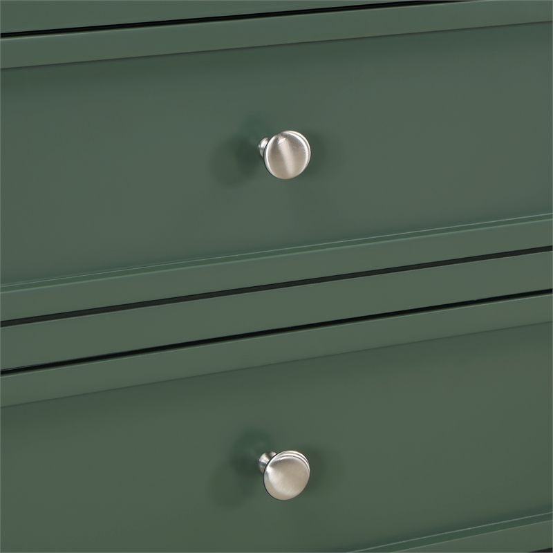 Comfort Pointe Walker Vintage Green Wood 2-drawer Nightstand