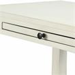 Comfort Pointe Newton Wood Storage Nightstand in Antique White - Set of 2
