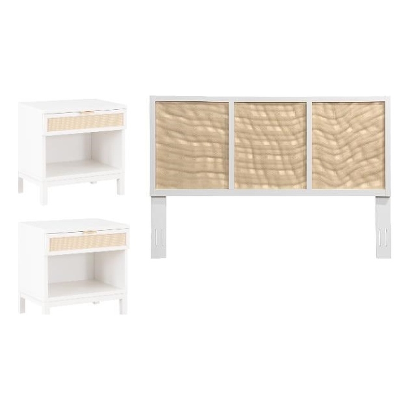 Comfort Pointe Bayport King Headboard and 2 Nightstand Set