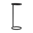 Comfort Pointe York Round Modern Metal Accent Table in Antique Bronze