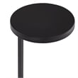 Comfort Pointe York Round Modern Metal Accent Table in Antique Bronze