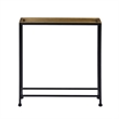 Comfort Pointe Tivoli Tray Top Modern Metal Accent Table in Antique Brass/Bronze