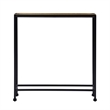 Comfort Pointe Tivoli Tray Top Modern Metal Accent Table in Antique Brass/Bronze