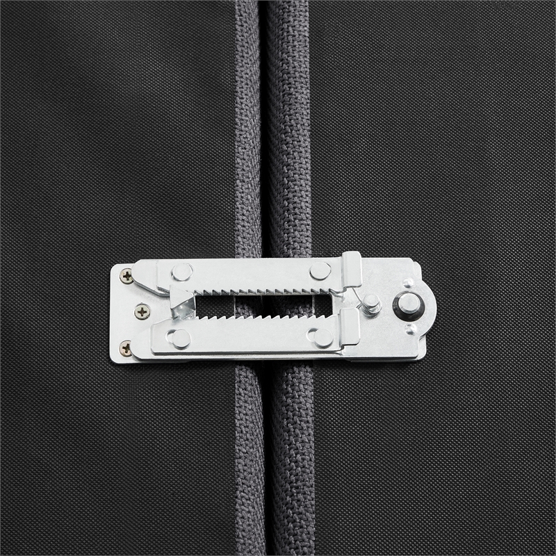 Comfort Pointe Casella Modular Charcoal Polyester Fabric 2-Piece Sofa