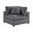 Comfort Pointe Casella Modular Charcoal Fabric 3-piece Chofa