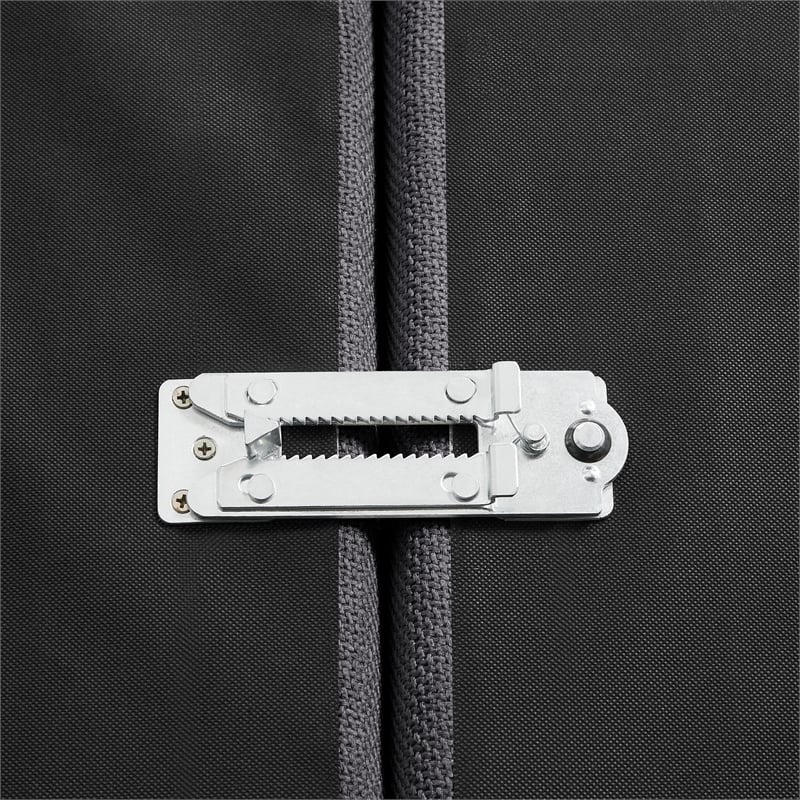 Comfort Pointe Casella Modular Charcoal Fabric 4-Piece XL Chofa Sectional