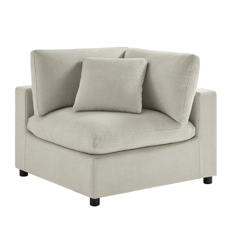 Comfort Pointe Casella Modular Beige Fabric 6-Piece Nest Sectional