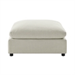 Comfort Pointe Casella Beige Fabric Extra Large 40 in. Square Ottoman