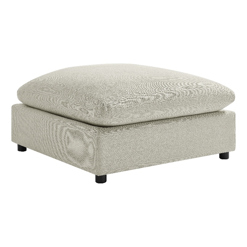Comfort Pointe Casella Beige Fabric Extra Large 40 in. Square Ottoman