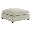 Comfort Pointe Casella Beige Fabric Extra Large 40 in. Square Ottoman